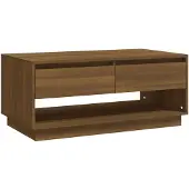 vidaXL Couchtisch Braun Eichen-Optik 102,5x55x44 cm Holzwerkstoff