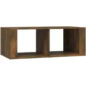 vidaXL Couchtisch Räuchereiche 100x50x36 cm Holzwerkstoff