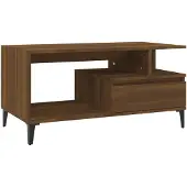 vidaXL Couchtisch Braun Eichen-Optik 90x49x45 cm Holzwerkstoff