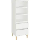 vidaXL Highboard Weiß 40x36x110 cm Holzwerkstoff