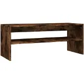 vidaXL Couchtisch Räuchereiche 100x40x40 cm Holzwerkstoff