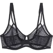 Triumph Minimizer-BH "Signature Sheer" verkleinert die Brust optisch um eine Cup-Größe, Spitze