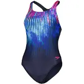 Speedo Damen Badeanzug DIGI PLMT MDLT AF NAVY/PINK