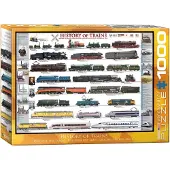 Eurographics History of Trains 1000pcs, 1000 Stück(e), Fahrzeuge