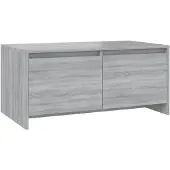 vidaXL Couchtisch Grau Sonoma 90x50x41,5 cm Holzwerkstoff