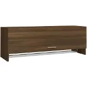 vidaXL Kleiderschrank Braun Eichen-Optik 100x32,5x35 cm Holzwerkstoff