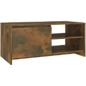 vidaXL Couchtisch Räuchereiche 102x50x45 cm Holzwerkstoff