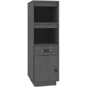 vidaXL Highboard Grau 34x40x108,5 cm Massivholz Kiefer