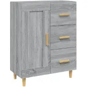vidaXL Sideboard Grau Sonoma 69,5x34x90 cm Holzwerkstoff