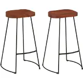 vidaXL Gavin Barhocker 2 Stk. 50x40x78 cm Massivholz Mango