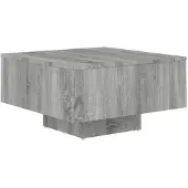 vidaXL Couchtisch Grau Sonoma 60x60x31,5 cm Holzwerkstoff