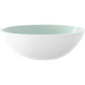 vidaXL Waschbecken Glas 50x37x14 cm Weiß