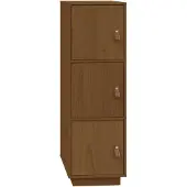 vidaXL Highboard Honigbraun 34x40x108,5 cm Massivholz Kiefer