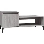 vidaXL Couchtisch Grau Sonoma 100x50x45 cm Holzwerkstoff