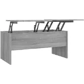 vidaXL Couchtisch Grau Sonoma 102x50,5x46,5 cm Holzwerkstoff