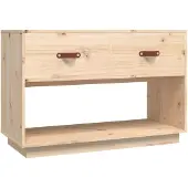 vidaXL TV-Schrank 90x40x60 cm Massivholz Kiefer