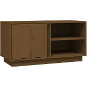 vidaXL TV-Schrank Honigbraun 80x35x40,5 cm Massivholz Kiefer