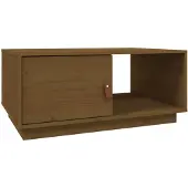 vidaXL Couchtisch Honigbraun 80x50x35,5 cm Massivholz Kiefer