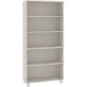 vidaXL Highboard HAMAR Massivholz Kiefer Weiß