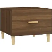 vidaXL Couchtisch Braun Eiche 50x50x40 cm Holzwerkstoff