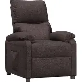 vidaXL Relaxsessel Dunkelbraun Stoff