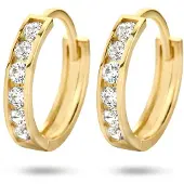 Marie-Celeste Celeste klemmt Zirkonia - 11 mm - Gold