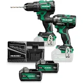 HiKOKI Kit 18V Kc18De Wmz (Dv18De + Wr18Dh) 2X5.0Ah Hitsystem