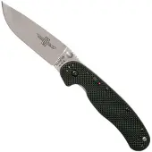 Ontario RAT IA SP Linerlock A/O Taschenmesser, schwarz