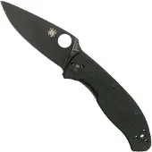 Spyderco Tenacious Taschenmesser, schwarz