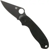 Spyderco Para 3 Taschenmesser, schwarz