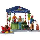 Lemax Weihnachtsmann Krallen und Pfoten 3er Set Weihnachtshäuschen (mix)