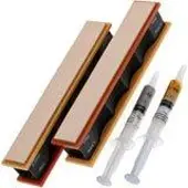 Wicked Edge Leather Abziehstreifen, Set 1 und 0,5 µm