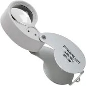 TSProf 40x 25 mm Taschenlupe mit LED