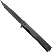 Ocaso Solstice Straight Black Taschenmesser, Carbon Fibre