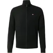 Napapijri Schwarzer Tessuto Herren Cardigan
