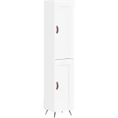 vidaXL Highboard Weiß 34,5x34x180 cm Holzwerkstoff