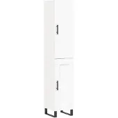 vidaXL Highboard Weiß 34,5x34x180 cm Holzwerkstoff