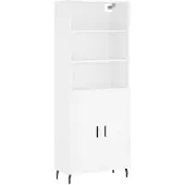 vidaXL Highboard Weiß 69,5x34x180 cm Holzwerkstoff
