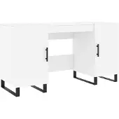 vidaXL Schreibtisch Weiß 140x50x75 cm Holzwerkstoff