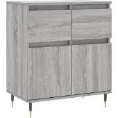 vidaXL Sideboard Grau Sonoma 60x35x70 cm Holzwerkstoff