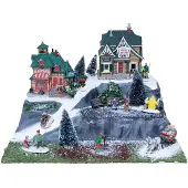 My Village Basic Weihnachtsdorf Eifel 58x38 cm (tweekleurig)