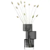 LSA International Vase L.S.A. Tier Grey 26 cm