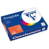 Clairefontaine Leuchtend orange A4 Farbiges Papier 210 g/m² (250 Blatt)