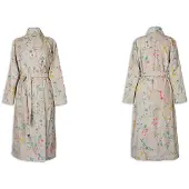 Pip studio Bademantel Studio Les Fleurs Khaki Damen-XS
