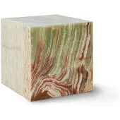 HK Living - Marble Block Table, 35 cm onyx