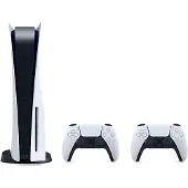 Sony Playstation 5 (PS5) Disk Edition 825GB SSD inkl 2 DualSense Controller White