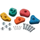 Swing King Klettergriffe 8 cm zusammengesetzt 5 Stück mehrfarbig