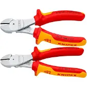 Knipex Isolierte Diagonal-seitenschneider Mit Hoher Hebelwirkung 200 Mm