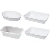 Küchenprofi Auflaufform Burgund 30x21x6cm weiß