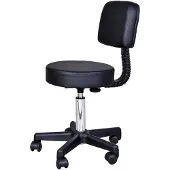 HOMCOM Professional Salon Rollstuhl mit Rückenlehne
